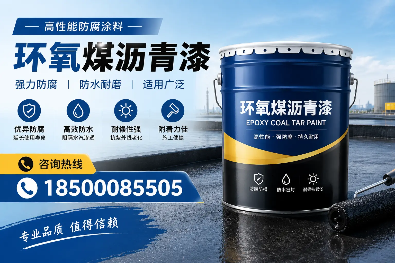 环氧煤沥青漆的主要成分与功能,六安用户深度了解